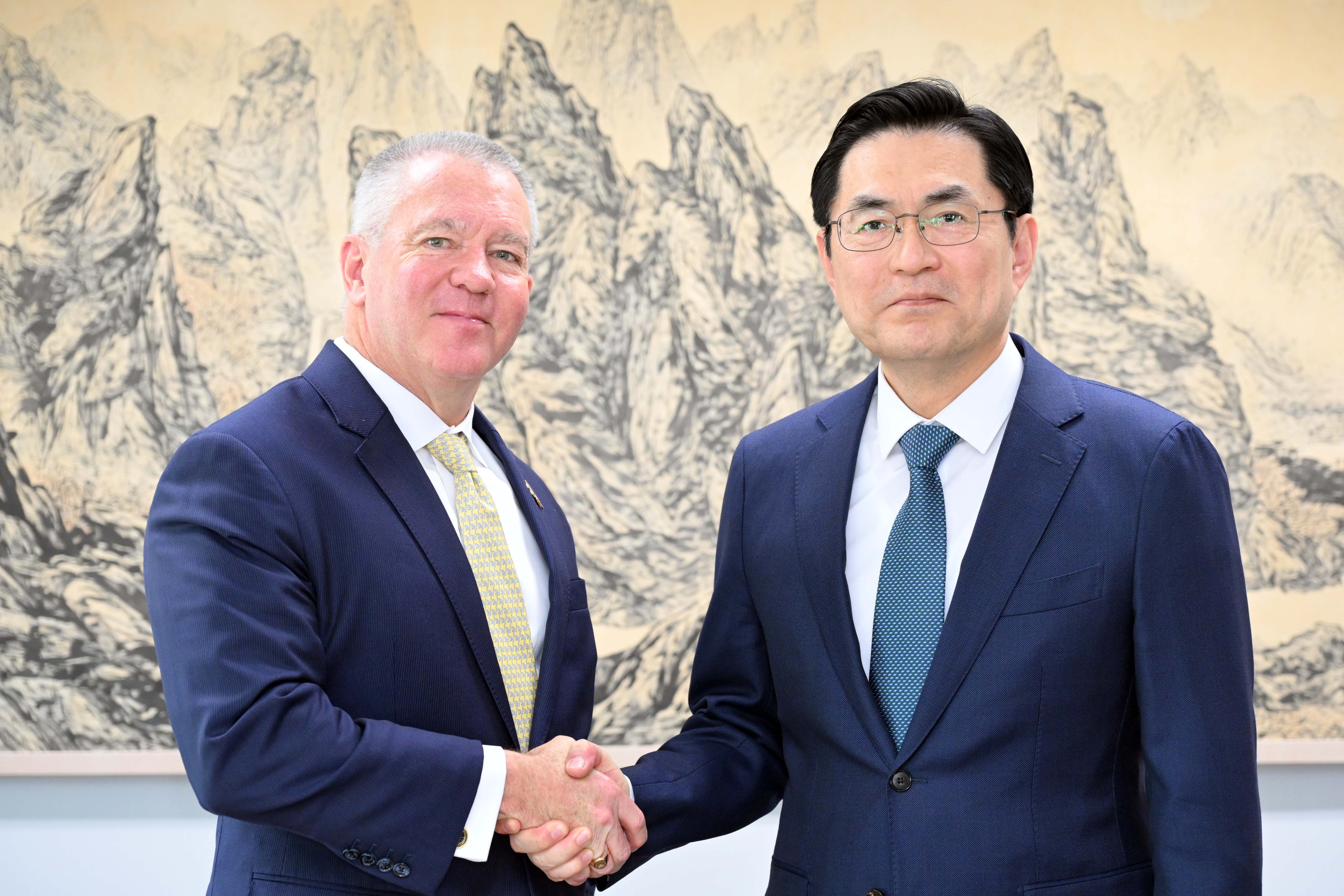 정연두 외교전략정보본부장, Michael DeSombre 미 국무부 동아태 차관보 접견